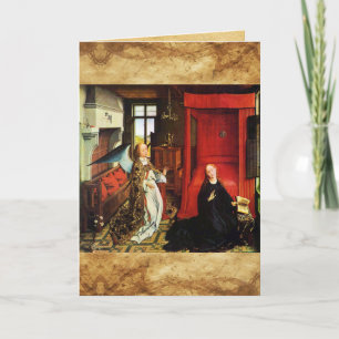 Cartes Pour Fêtes Annuelles ANNONCIATION Archange Gabriel, Parchemin Vierge