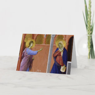Cartes Pour Fêtes Annuelles Annonciation de Duccio