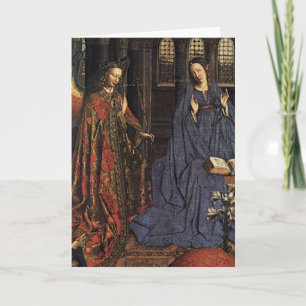 Cartes Pour Fêtes Annuelles Annonciation de Jan van Eyck