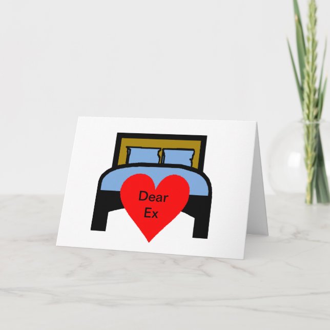 Cartes Pour Fêtes Annuelles Anti-Valentin Pour l'Ex Personnaliser It! (Devant)