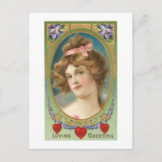 Cartes Pour Fêtes Annuelles Antique Valentine