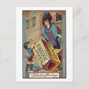 Cartes Pour Fêtes Annuelles Antique Valentine