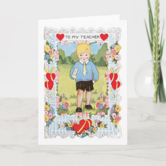 Cartes Pour Fêtes Annuelles Antique Valentine