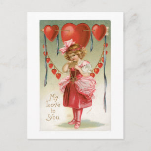 Cartes Pour Fêtes Annuelles Antique Valentine