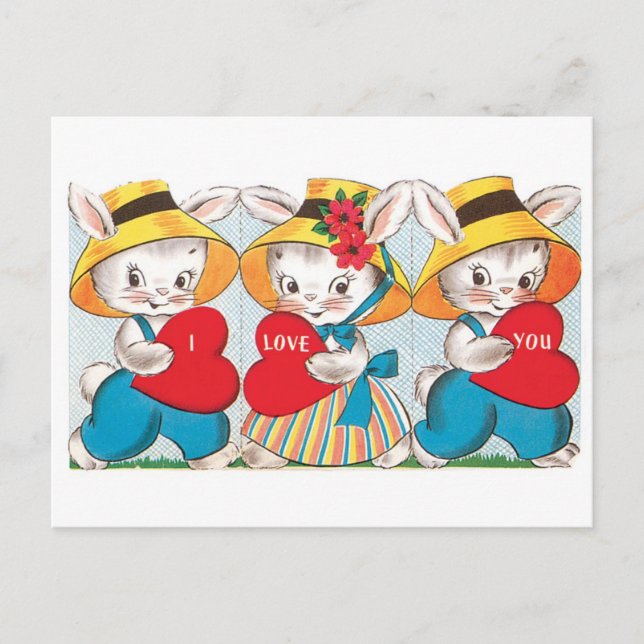 Cartes Pour Fêtes Annuelles Antique Valentine (Devant)