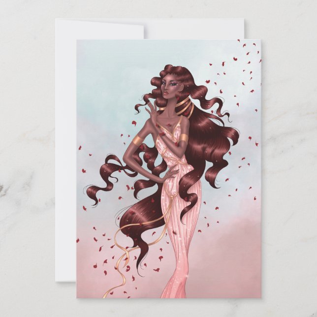 Cartes Pour Fêtes Annuelles Aphrodite (Devant)