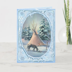 Cartes Pour Fêtes Annuelles APPALOOSA et GLAÇONS par SHARON SHARPE