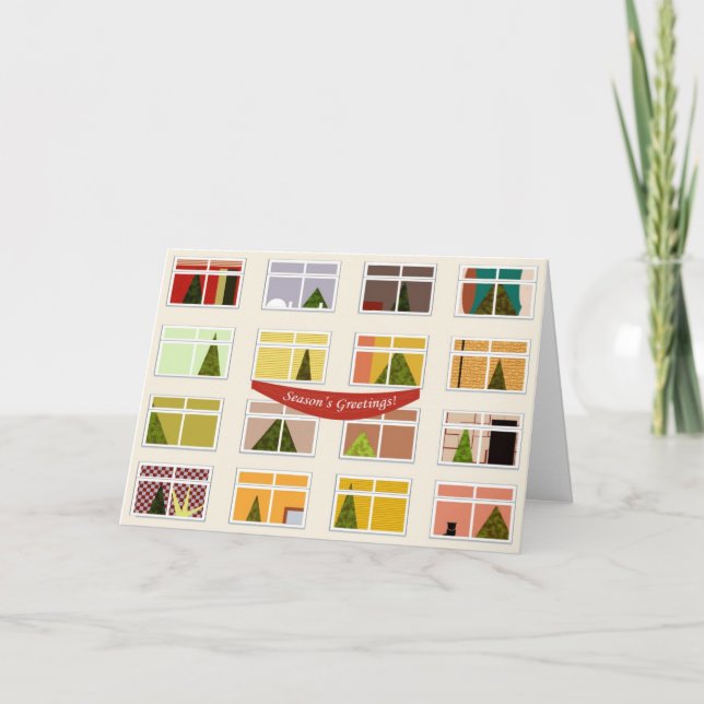 Cartes Pour Fêtes Annuelles Appartements 2. de Chrismas (Devant)
