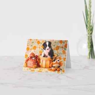 Cartes Pour Fêtes Annuelles Appréciez le dîner de thanksgiving !