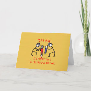 Cartes Pour Fêtes Annuelles Appréciez votre coupure de Noël