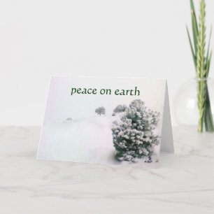 Cartes Pour Fêtes Annuelles Après la tempête de neige d'hiver - style