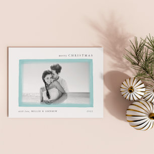 Cartes Pour Fêtes Annuelles Aqua   Dreamish Wish Joyeux Noël Photo