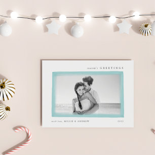 Cartes Pour Fêtes Annuelles Aqua   Dreamy Wish Bonnes Fêtes Photo