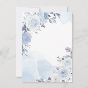 Cartes Pour Fêtes Annuelles Aquarelle Bleu Rose anniversaire