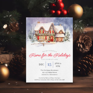 Cartes Pour Fêtes Annuelles Aquarelle confortable Accueil pour la Fête des Vac
