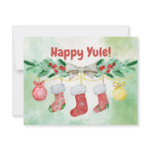 Aquarelle Happy Yule Stockage