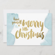 Aquarelle Joyeux petit Noël