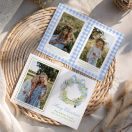 Cartes Pour Fêtes Annuelles Aquarelle Noël Casse-noisette photo