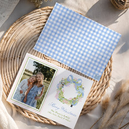 Cartes Pour Fêtes Annuelles Aquarelle Noël Casse-noisette photo