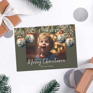 Cartes Pour Fêtes Annuelles Aquarelle photo 2023