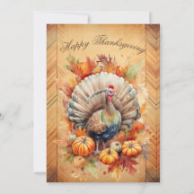 Aquarelle Thankgiving Turkey