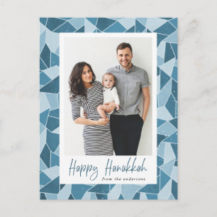 Cartes Pour Fêtes Annuelles Aquarelle verre tendu Bonne photo Hanoukka