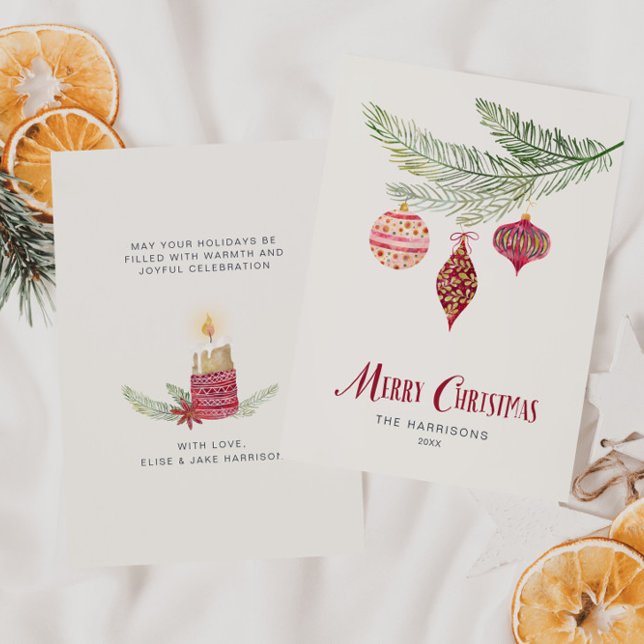 Cartes Pour Fêtes Annuelles Aquarelle Whimsical (Créateur téléchargé)