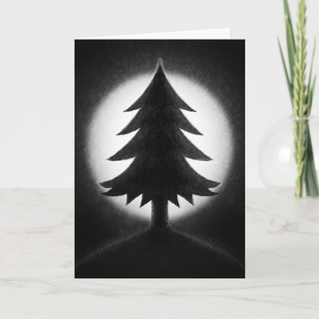Cartes Pour Fêtes Annuelles Arbre (Devant)