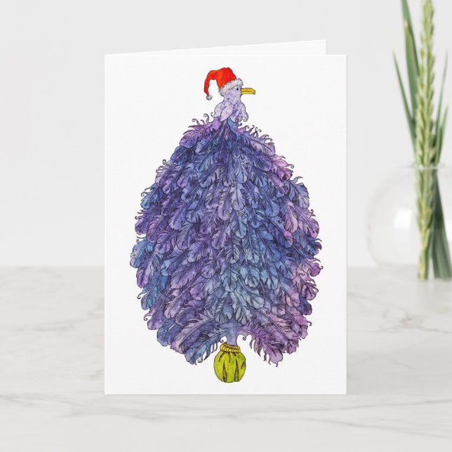 Cartes Pour Fêtes Annuelles Arbre à cordes (Devant)