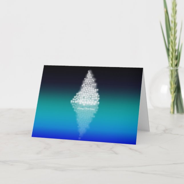 Cartes Pour Fêtes Annuelles arbre de noël (Devant)
