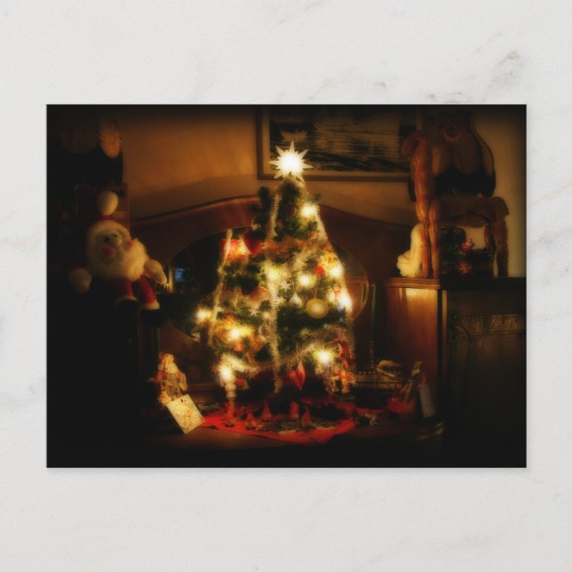 Cartes Pour Fêtes Annuelles Arbre de Noël (Devant)