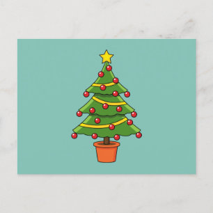 Cartes Pour Fêtes Annuelles Arbre de Noël