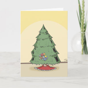 Cartes Pour Fêtes Annuelles Arbre de Noël