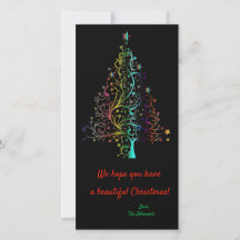 Arbre de Noël arc-en-ciel prisonnier