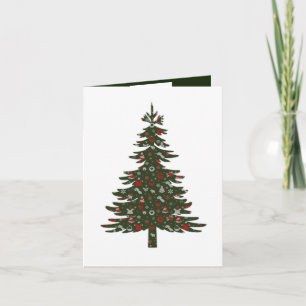 Cartes Pour Fêtes Annuelles Arbre de Noël Art moderne classique