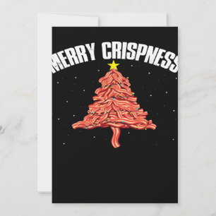 Cartes Pour Fêtes Annuelles Arbre de Noël Bacon_
