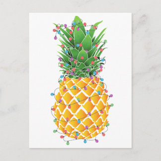 Cartes Pour Fêtes Annuelles Arbre de Noël d'ananas