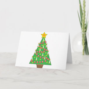 Cartes Pour Fêtes Annuelles Arbre de Noël danois