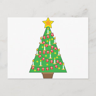 Cartes Pour Fêtes Annuelles Arbre de Noël danois