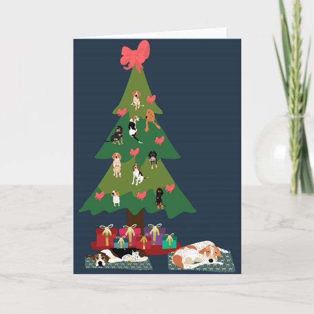 Cartes Pour Fêtes Annuelles Arbre de Noël de Coonhland (Devant)