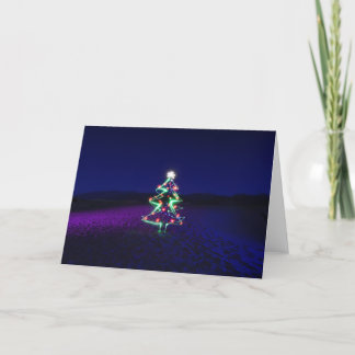 Cartes Pour Fêtes Annuelles Arbre de Noël de Death Valley
