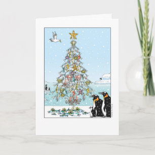 Cartes Pour Fêtes Annuelles Arbre de Noël de Fishbone !