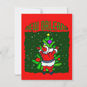 Cartes Pour Fêtes Annuelles Arbre de Noël de la Nouvelle-Orléans