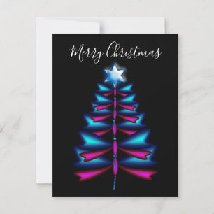 Cartes Pour Fêtes Annuelles Arbre de Noël des libellules
