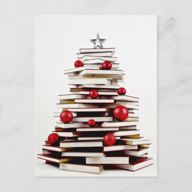 Cartes Pour Fêtes Annuelles Arbre de Noël du livre (Devant)