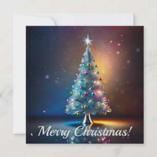 Cartes Pour Fêtes Annuelles Arbre de Noël élégant