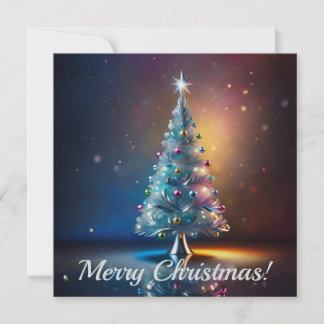 Cartes Pour Fêtes Annuelles Arbre de Noël élégant