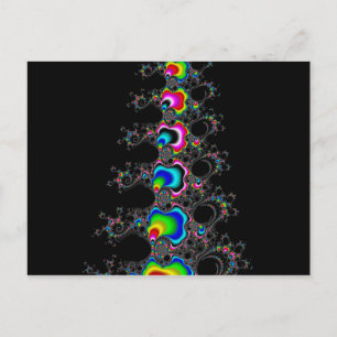 Cartes Pour Fêtes Annuelles Arbre de Noël - Fractral