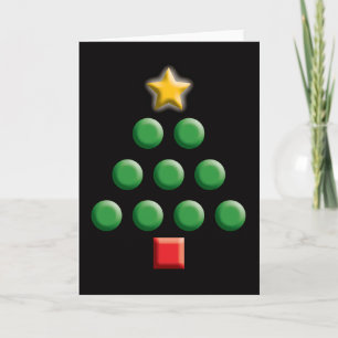 Cartes Pour Fêtes Annuelles Arbre de Noël graphique