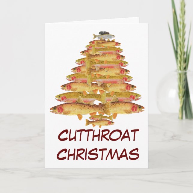 Cartes Pour Fêtes Annuelles Arbre de Noël impitoyable (Devant)